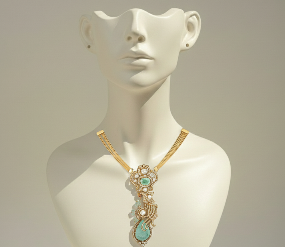 heavy chain dimond pendent