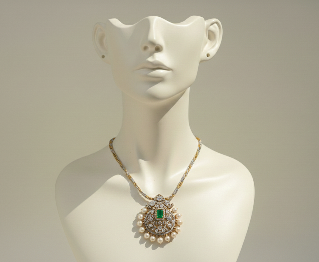 dimond chain pendent