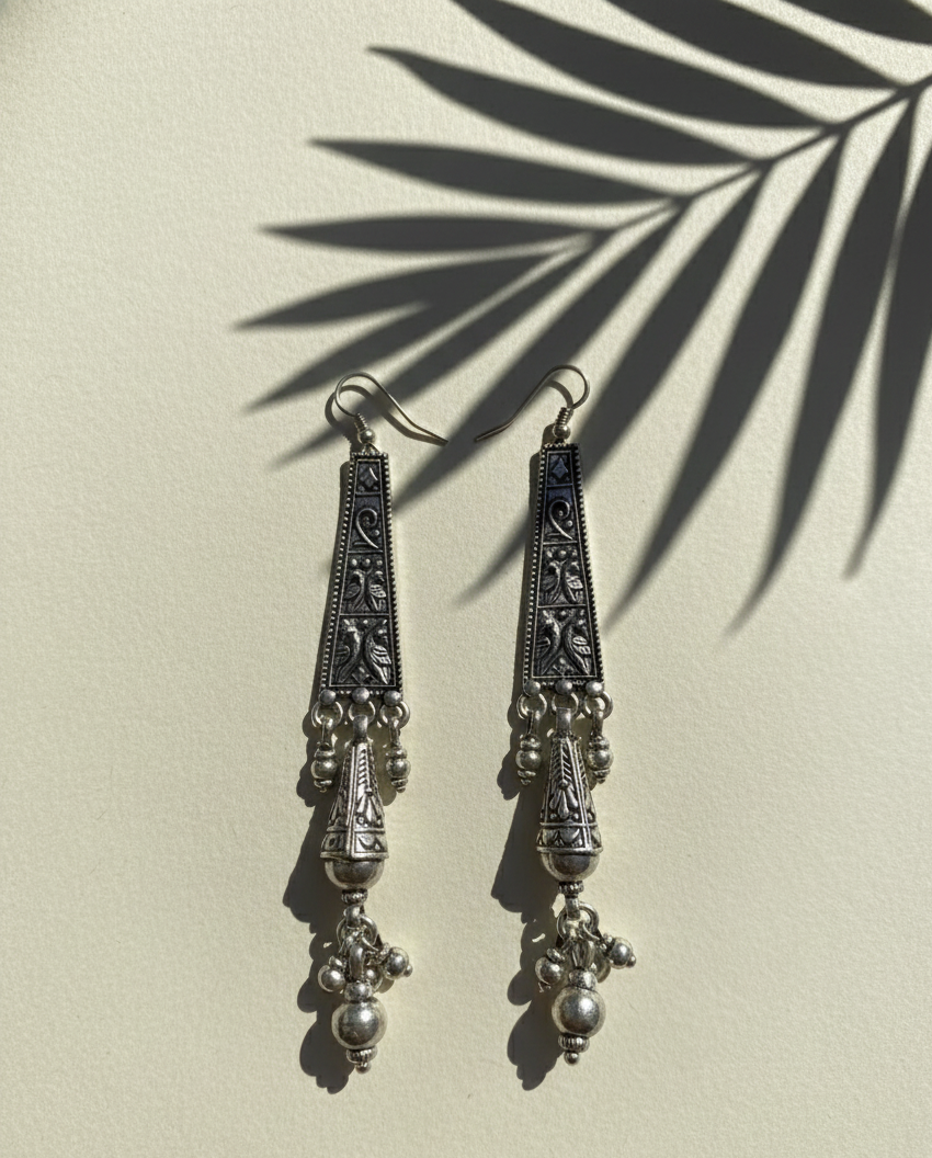 silver women earings