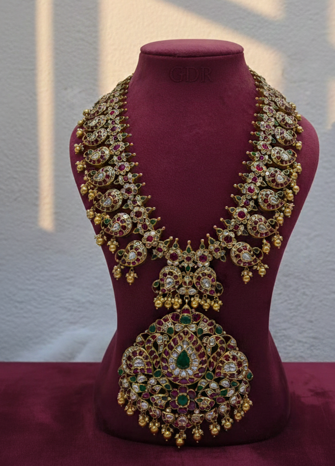 22k jadau kundan mango haram