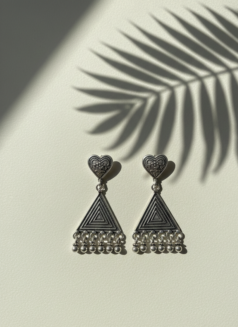 silver women earings