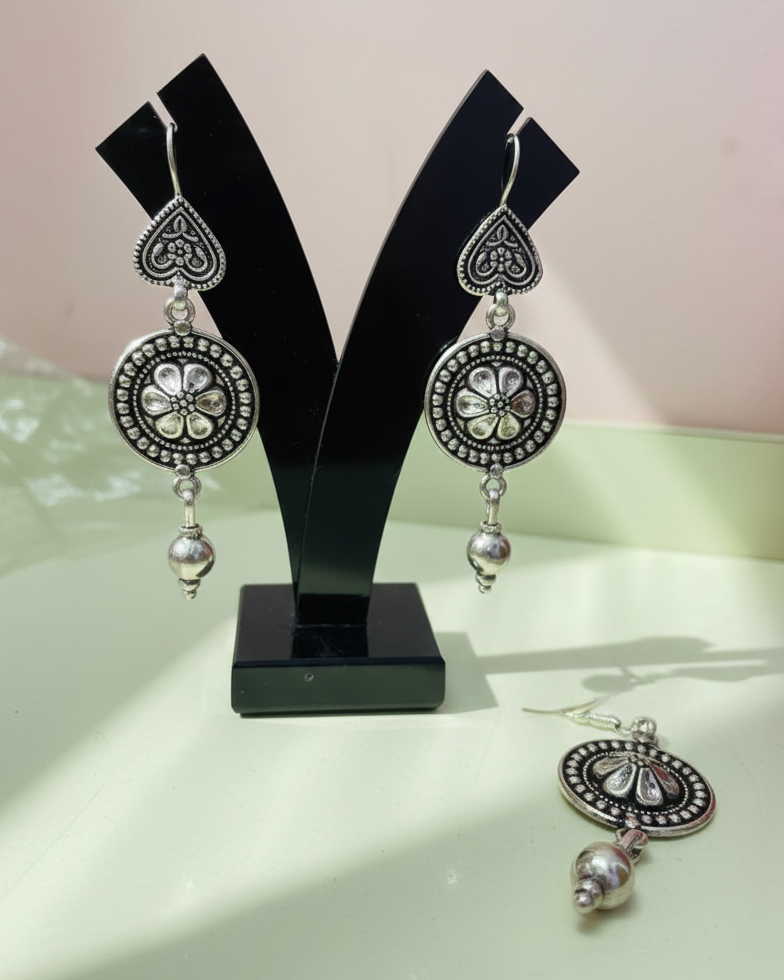 silver women earings