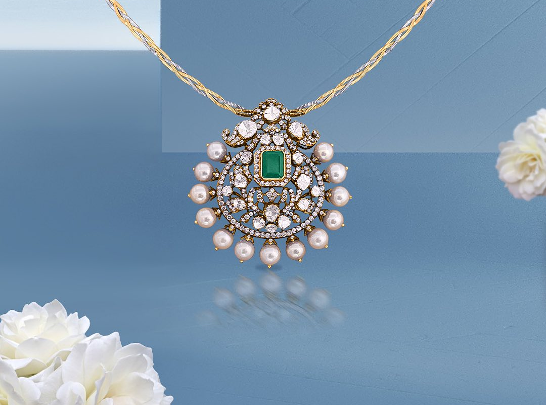 dimond chain pendent