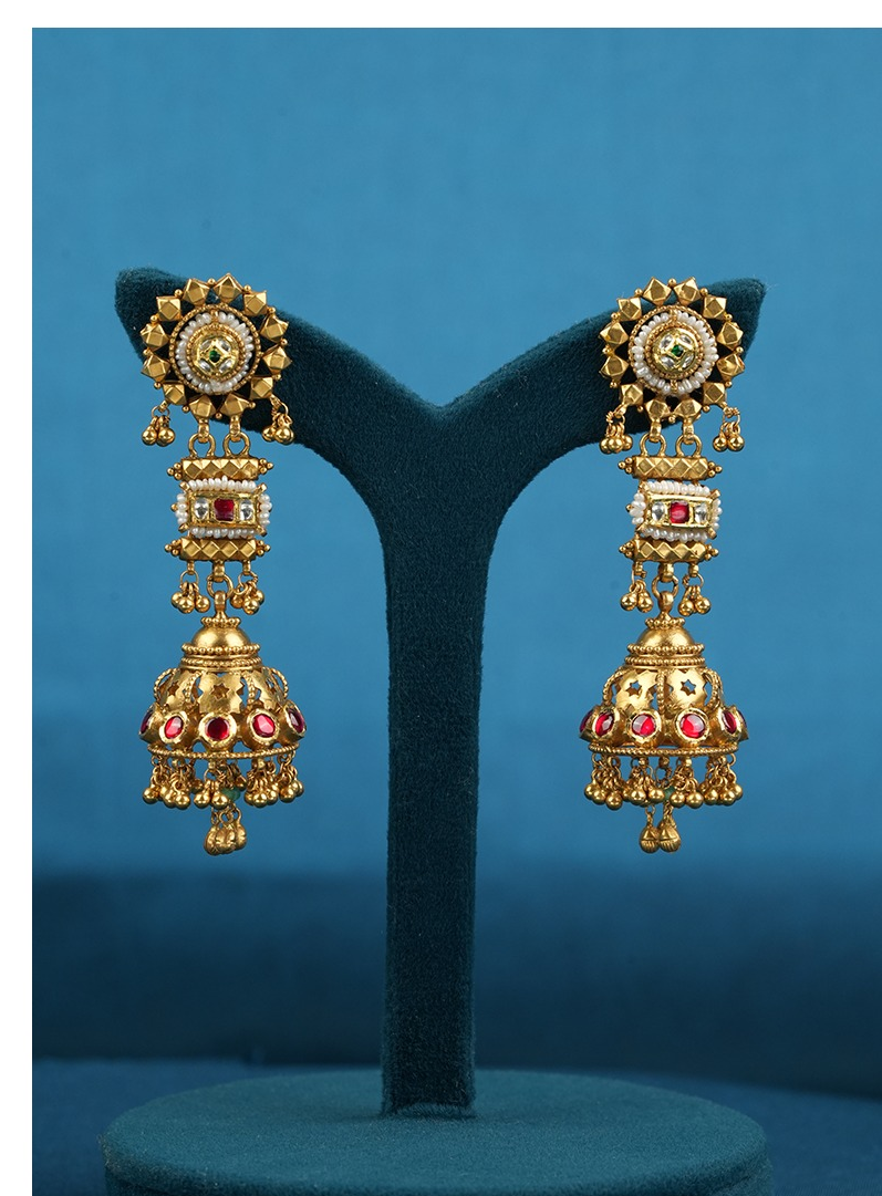 gold tops jhumki