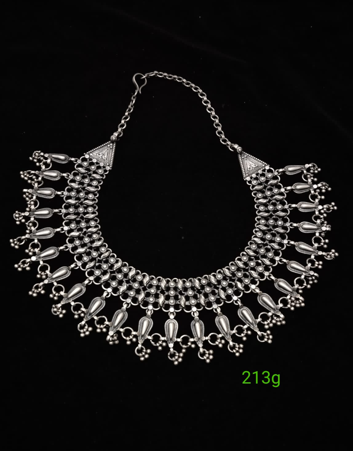 silver bridal neckless
