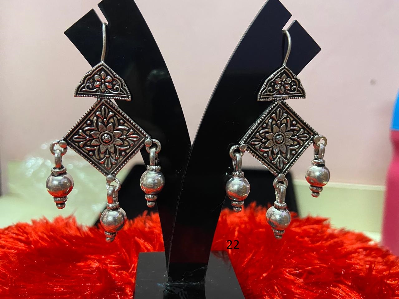 silver women earings