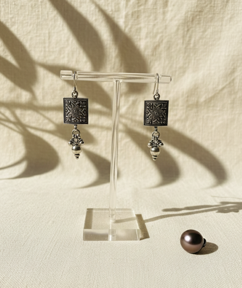 silver women earings