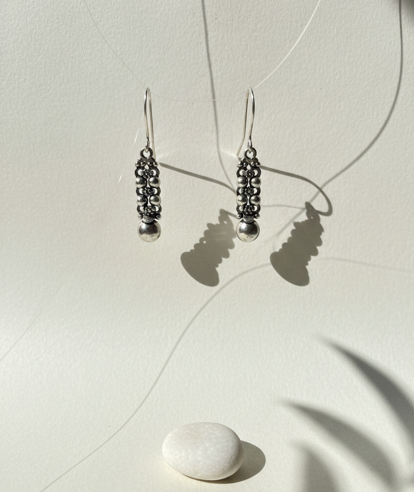 silver women earings