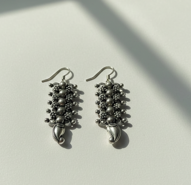 silver women earings