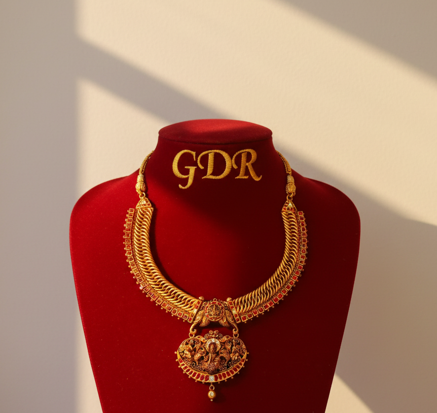 22k lakshmi kundan haram